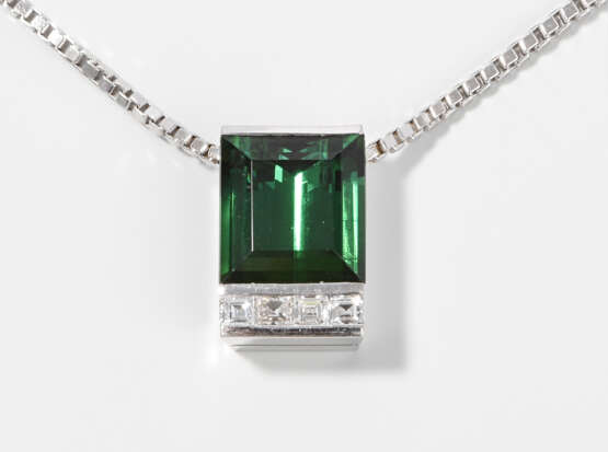 Turmalin-Diamant-Collier - photo 1