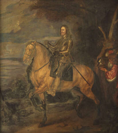 CHARLES I (1600-1649) AUF SEINEM PFERD SITZEND (BOZETTO) - Foto 1