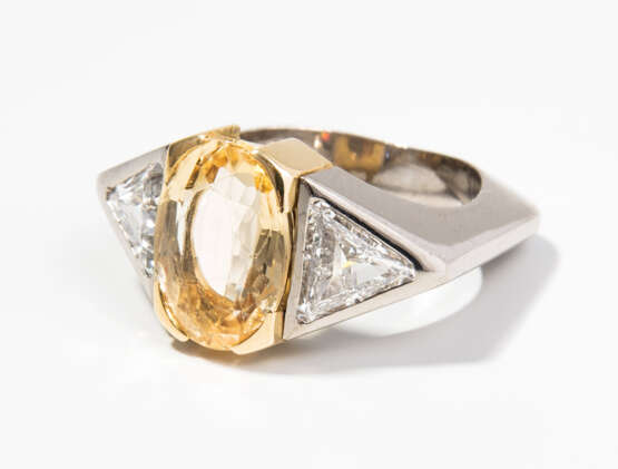 Topas-Diamant-Ring - Foto 1