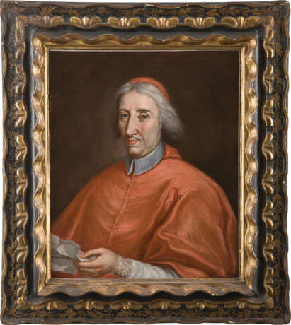 PORTRAIT EINES KARDINALS (MÖGLICHERWEISE BENEDETTO ODESCALCHI 1611-1689 - PAPST INNOZENZ XI) - Foto 2