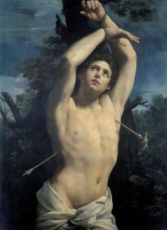 Painting “Saint Sebastian”, Canvas, Oil paint, Renaissance, Religious genre, Italy, 1615 - photo 1