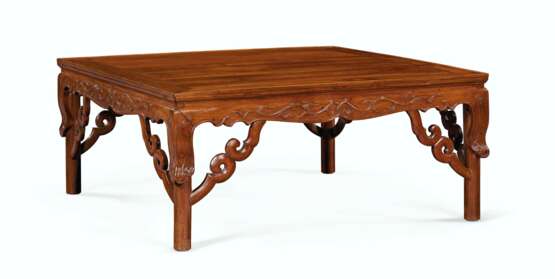 A HUANGHUALI SQUARE LOW TABLE - photo 2