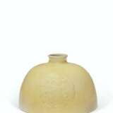 A VERY RARE YELLOW-GLAZED RELIEF-DECORATED WATER POT, TAIBAI ZUN - photo 1