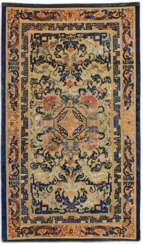 A SILK AND METALLIC THREAD CARPET