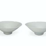 A PAIR OF CARVED QINGBAI BOWLS - фото 2