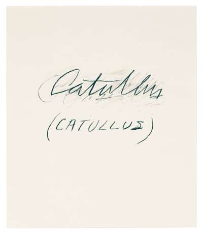 Twombly, Cy. CY TWOMBLY (1928-2011) - Foto 1