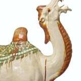 A MASSIVE SANCAI-GLAZED POTTERY FIGURE OF A STRIDING BACTRIAN CAMEL - photo 2