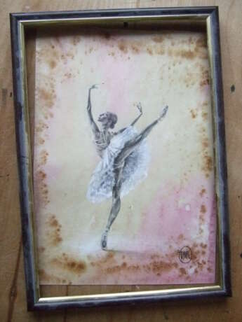 Балет балет балет... Рисунок ручная работа 2021г Автор - Мишарева Наталья Paper Mixed media Realism Portrait Ukraine 2021 - photo 4