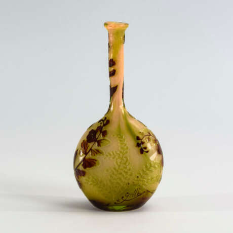 Jugendstil-Vase mit Farndekor - Foto 2