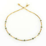 Halskette mit Smaragden und Brillanten - photo 1
