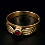 Ring mit rosenrotem Stein - Foto 2