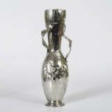 Vase und Henkelschale Jugendstil-Silberzinn - Foto 2