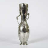 Vase und Henkelschale Jugendstil-Silberzinn - photo 3
