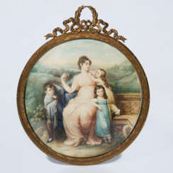 Miniatur mit Familienbildnis: Maria Theresia Josefa