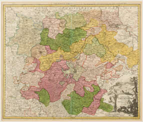 Map of the Landgraviate of Thuringia