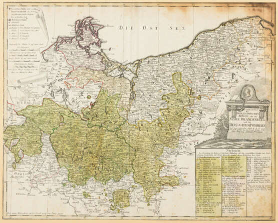 Landkarte des Obersächsischen Kreises - Foto 1