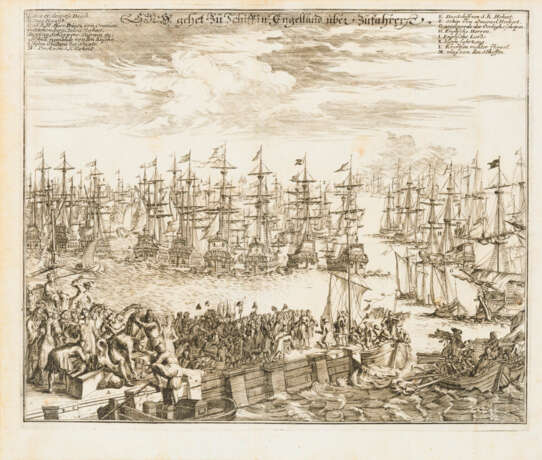 Darstellung der Flotte Wilhelm III. während der Glorreichen Revolution 1688 - фото 1