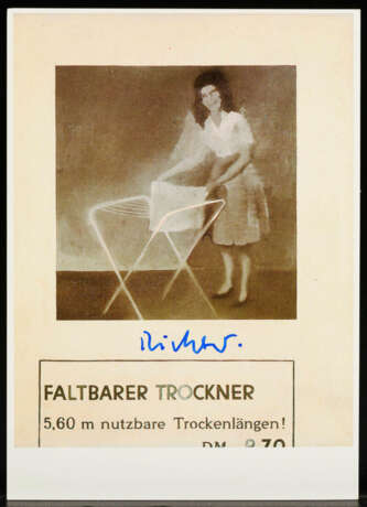 Postkarte: "Faltbarer Trockner" - фото 1