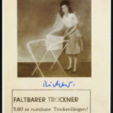 Postkarte: "Faltbarer Trockner" - фото 1