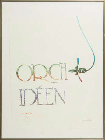 4 Werke: "Orchidéen" - Foto 4