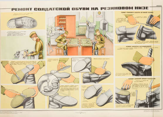10 seltene Lehrtafeln der Sowjetarmee - Foto 8