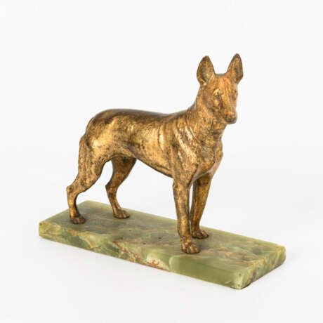 Wiener Bronze: Großer Schäferhund - photo 1