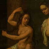 Barockes Gemälde: Frauen in der Badestube - photo 2