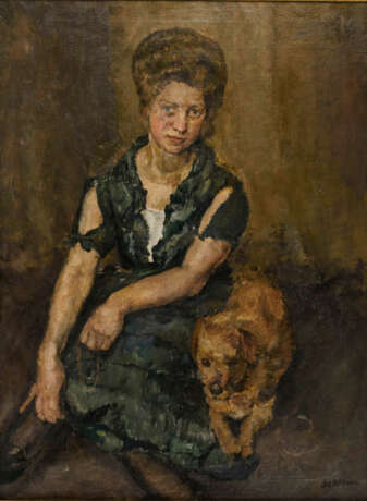 Damenbildnis mit Hund - photo 1