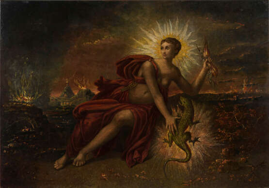 Maler des 19. Jahrhundert: "Das Feuer" - photo 1