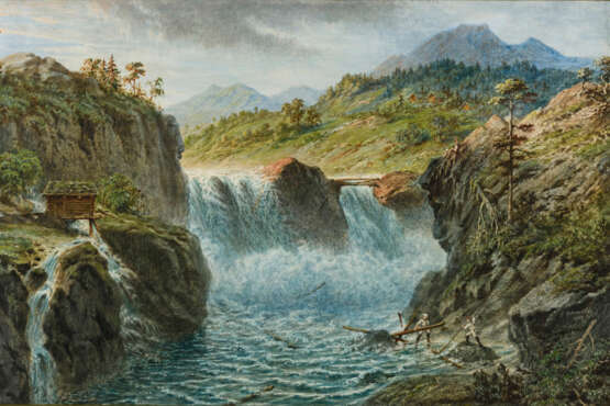 Wasserfall Norwegen - Foto 1