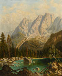 Landschaftsmaler Ende 19. Jahrhundert: Gebirgssee