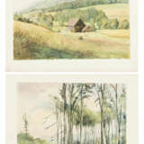 Zwei Werke: "Landschaft mit Scheune" und "Solling" - Foto 1