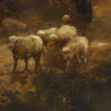 Schafe und Hirtin im Abendlicht - фото 2