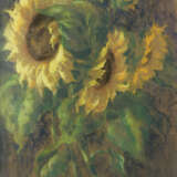 Undeutlich signiert: Sonnenblumen - Foto 1