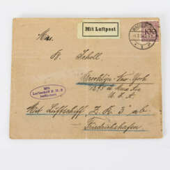 Briefkuvert "Zeppelinbrief" von 1924