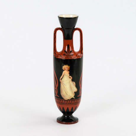 Kleine antikisierende Vase mit Jugendstil-Mädchen - photo 1