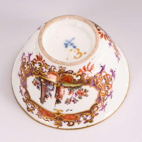 Barockes Koppchen mit Chinoiseriemalerei - Foto 4