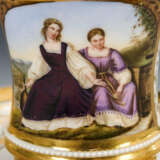 Vitrinentasse mit Damenpaar - фото 2