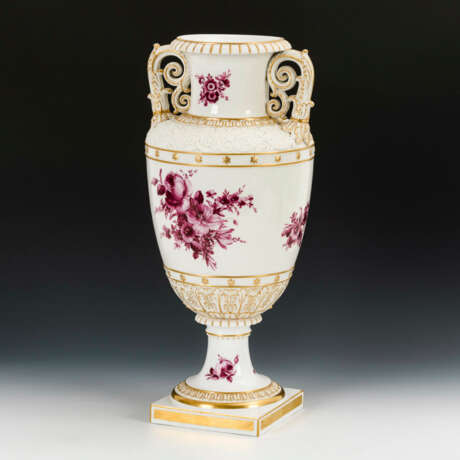 Vase mit Purpurmalerei - Foto 3