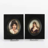 2 Medaillons mit Damenporträts - фото 1