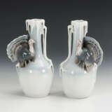 Vasenpaar mit Truthahn - Foto 1