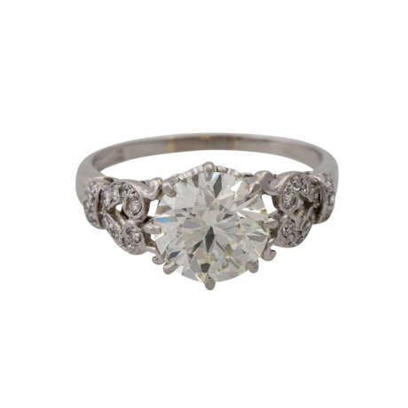 Ring mit Altschliffdiamant ca. 2,5 ct, - photo 2