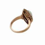 Ring mit ovalem Opalcabochon und Altschliffdiamanten - фото 3