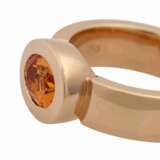 JOCHEN POHL Ring mit oval facettiertem Mandaringranat, - photo 5
