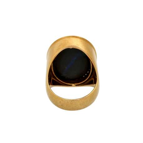 Ring mit schwarzem Opal und Brillanten - Foto 4