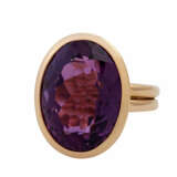 JACOBI Ring mit Amethyst in feiner Farbe, - photo 2