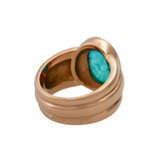 Ring mit feinem Paraiba-Turmalin Cabochon, - Foto 3