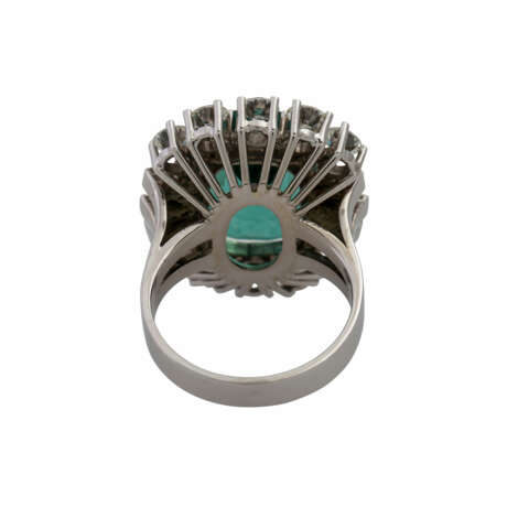 Ring mit Turmalin ca. 12,5 ct und Diamanten - Foto 4