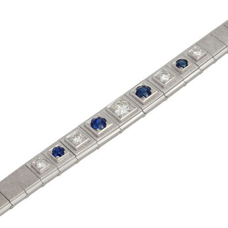 Armband mit 5 Brillanten zusammen ca. 2,5 ct, - фото 4