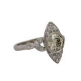 Ring mit Altschliffdiamant ca. 1,3 ct, - Foto 1